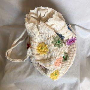 Girls Crochet Knapsack, Large